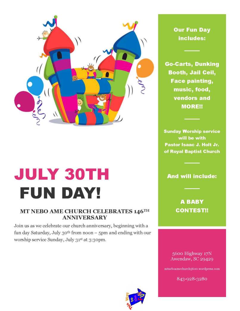 Church fun day flyer